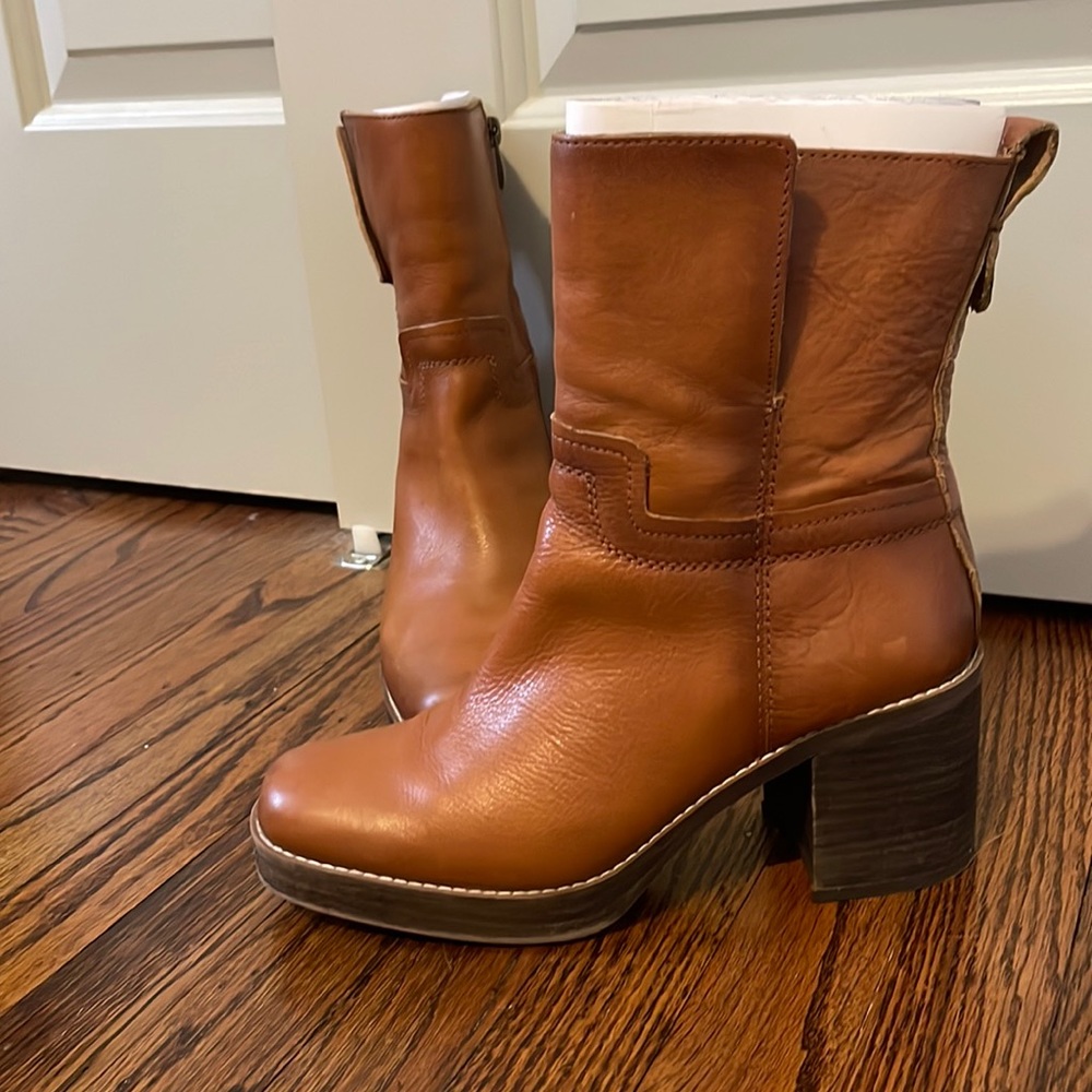 Like new Franco Sarto leather boots